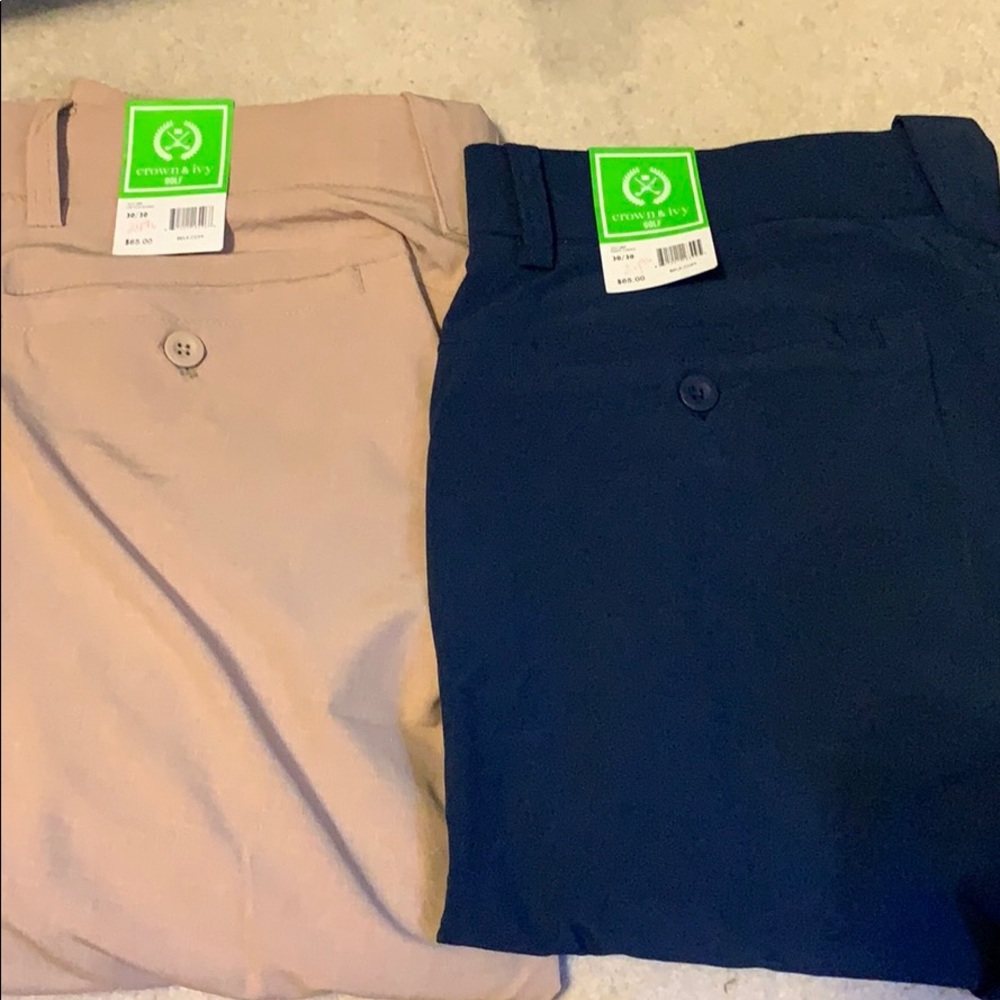 Bundle of 2 crown and ivy golf pants